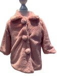 pink fur coat