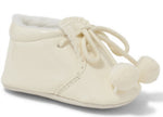 Cream  Pompom soft sole