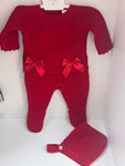 Knitted bow set