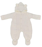 Pram sleep onesie white