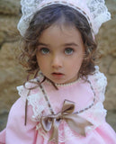 Ella confeccion collection comes withbonnet up to age 4 bow age5and 6 years