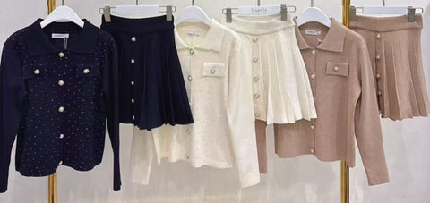 Brianna Co ord skirt and cardigan set