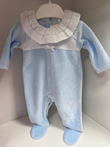 Velour babygrow