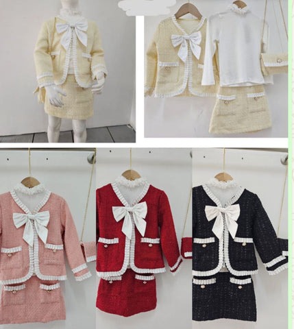 Noelle tweed  4 piece set