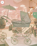 Decuevas Reborn Doll Pram 90cm - Botanic Mint Green Collection (age 5 and over)