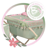 Decuevas Doll Pram 81cm - Botanic Mint Green Collection (age 4 and over)