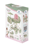 Decuevas Doll Pram 81cm - Botanic Mint Green Collection (age 4 and over)