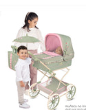 Decuevas Reborn Doll Pram 90cm - Botanic Mint Green Collection (age 5 and over)