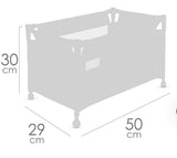 Decuevas Pink Doll Travel Bed Cot Honey Collection