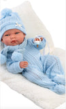 Nico boy doll with cushion
