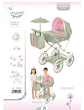 Decuevas Doll Pram 81cm - Botanic Mint Green Collection (age 4 and over)