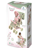 Decuevas Twin Doll Pram 72cm - Botanic Collection (age 4 and over)