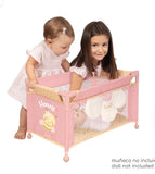 Decuevas Pink Doll Travel Bed Cot Honey Collection