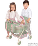 Decuevas My First Doll Pram - Botanic Mint Green Collection (under 4 years)