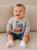 Levis 3 piece set shorts t shirt & jumper