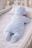 Angelwing  velour babygrow