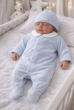 Angelwing  velour babygrow