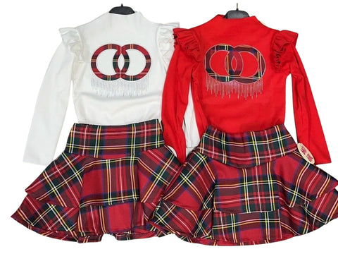 ) Channel co ord set white