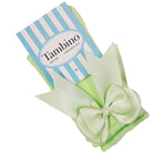 Mint Tambino Double Bow Socks