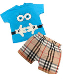 spongebob short set -blue