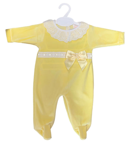 Anna babygrow -lemon