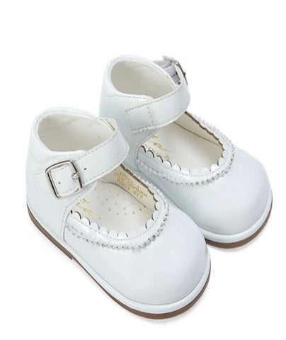 Harper diamond shoes-white