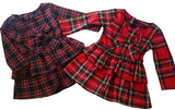 Frill end Tartan Dress