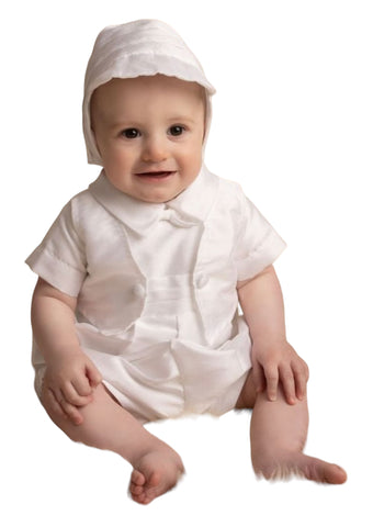 Arlo white christening wear