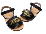 Chained Sandles-black