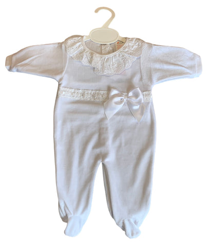 Anna babygrow -white