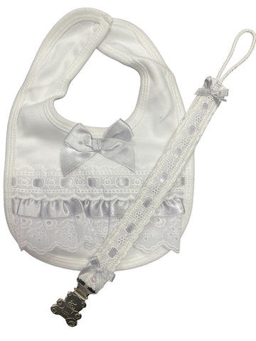 Bib  and soother clip