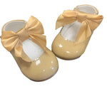 Tia bow shoe beige uk 3-uk10