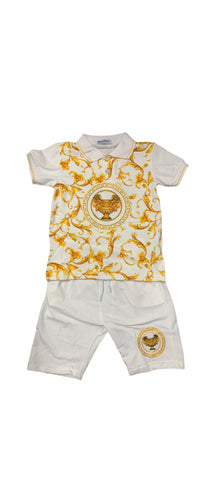 rylan short set -white