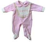 savannah babygrow -pink