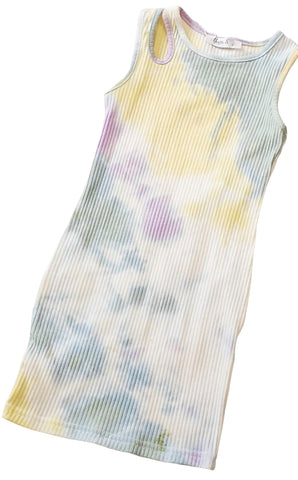 Tie Dye Maxi DressYellow