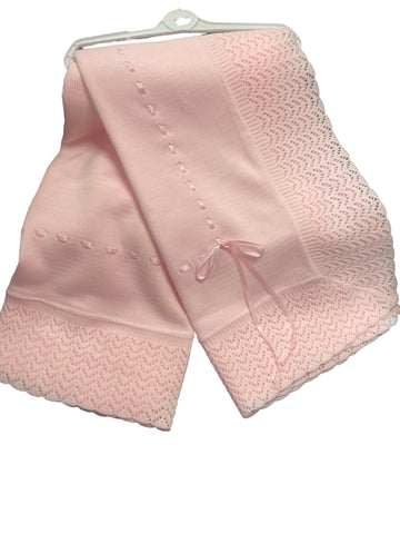 Laced shawl pink