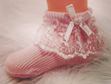 Frill Detailed Trim Socks