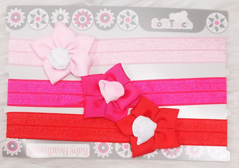 Rose 3 Pack Headband