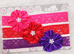 Flower 3 Piece Headband