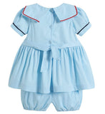 Maria smock bloomer-blue