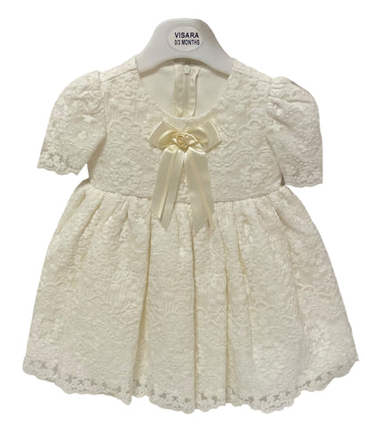 Ivory christening dress