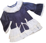 Blue Smocking Spanish Dress