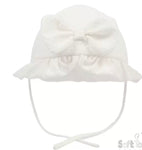 White Bow Sun Hat