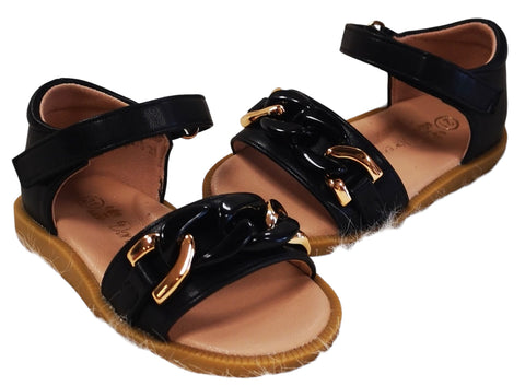 Chained Sandles-Black