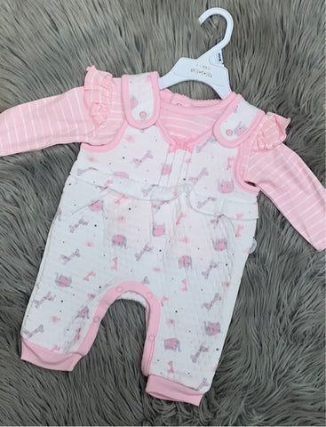 Ellie 2piece dungree set