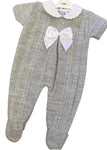 Grey bow Onesie