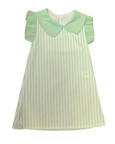 lauren stripped dress-green