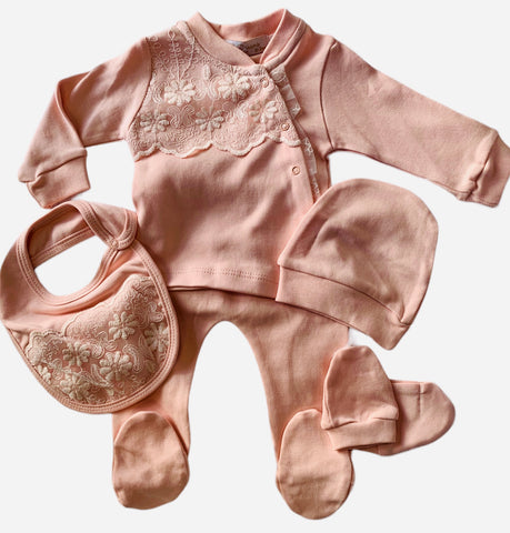 Jessica 5 piece set -peach