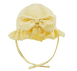 Yellow Bow Sun Hat