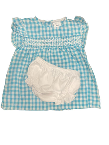 Gingham smock set